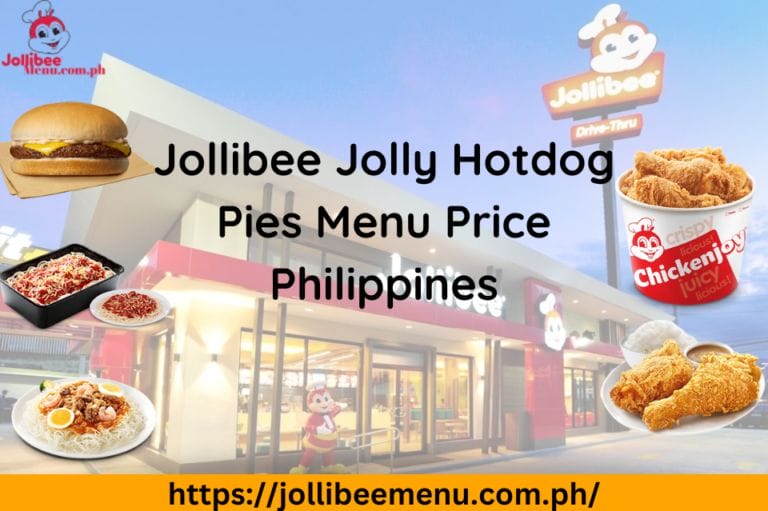 Jolly Hotdog Pies Menu